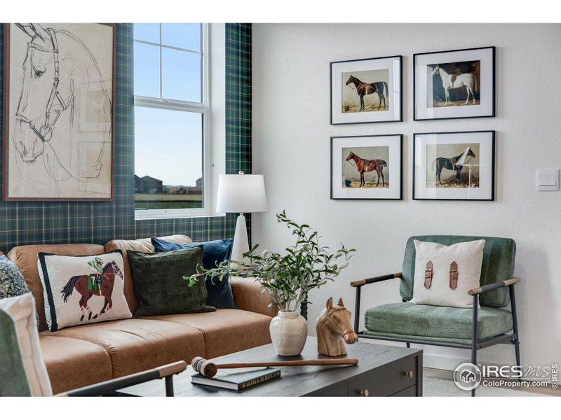 Furnished interior view inside a new home in Vista Meadows, Fort Lupton (Image 43).