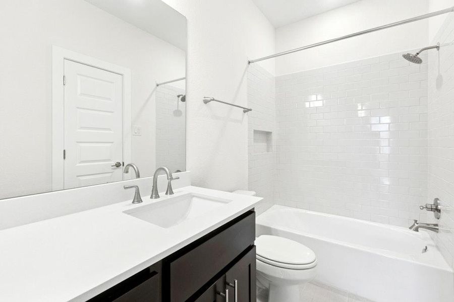 Furnished interior view inside a new home in Leander Estates, Leander (Image 8). Furnished interior view inside a new home in Leander Estates, Leander (Image 8).