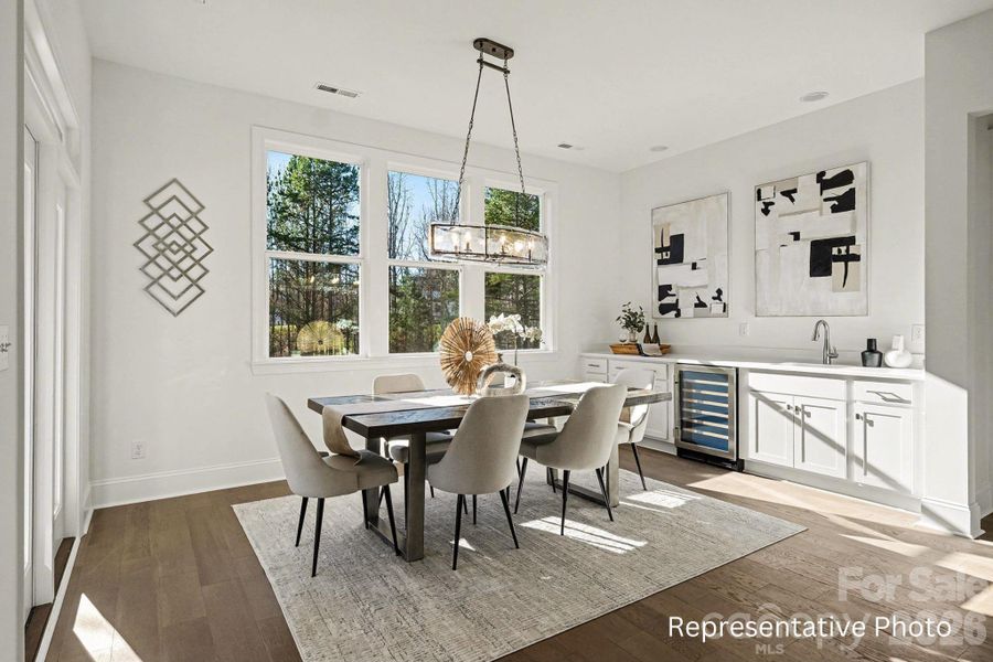 Furnished interior view inside a new home in Shepherds Trace, Clover (Image 9).