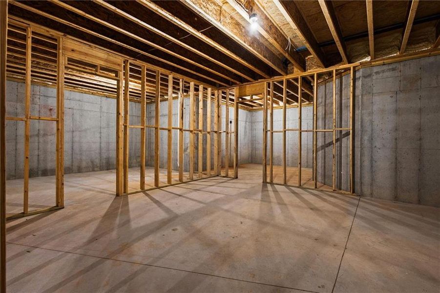 In-progress construction of a new home in , Gainesville, GA (Image 74).