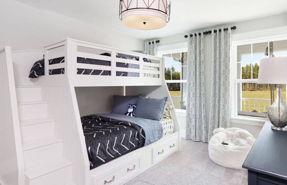 Furnished interior view inside a new home in Midpoint at New Riverside, Bluffton (Image 9).