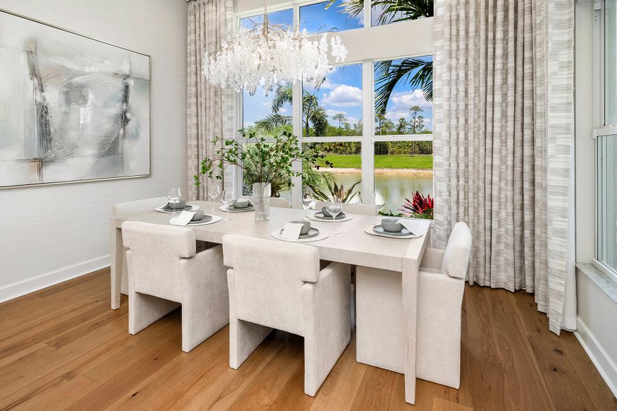 Representative furnished interior of a home built from the Horizon by GL Homes in Valencia Sky (55+), Naples (Image 9).