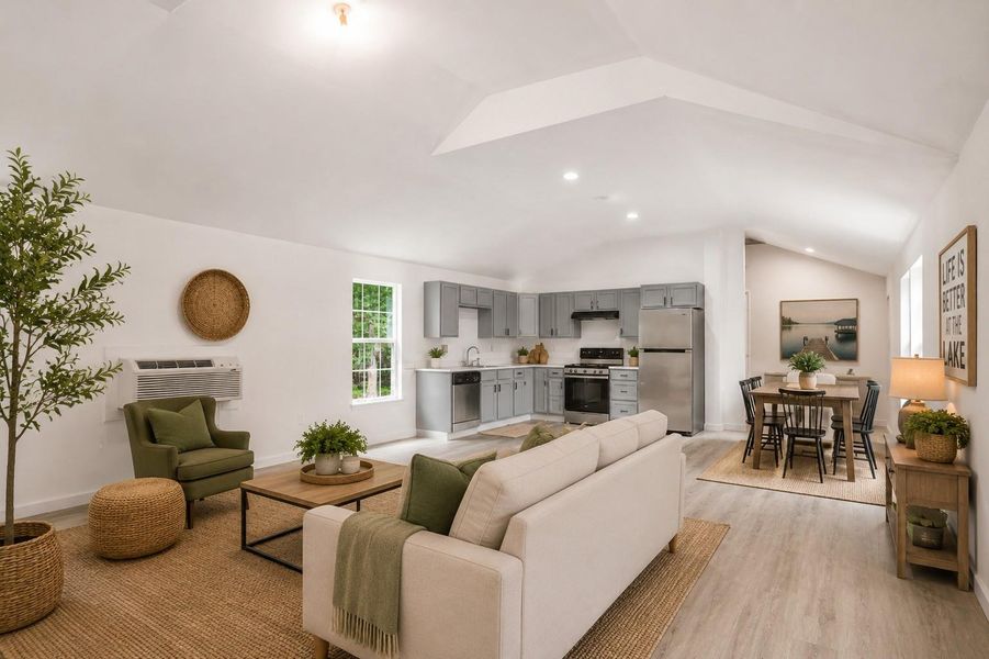 Furnished interior view inside a new home in , Somerville (Image 6).