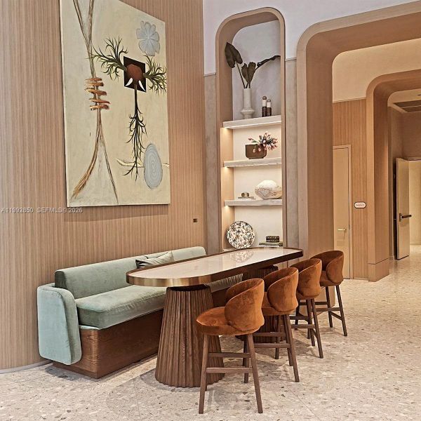 Furnished interior view inside a new home in , Miami (Image 12).