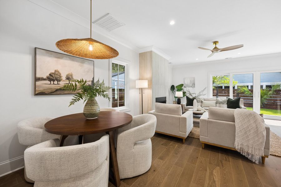 Furnished interior view inside a new home in , Beaufort (Image 8).