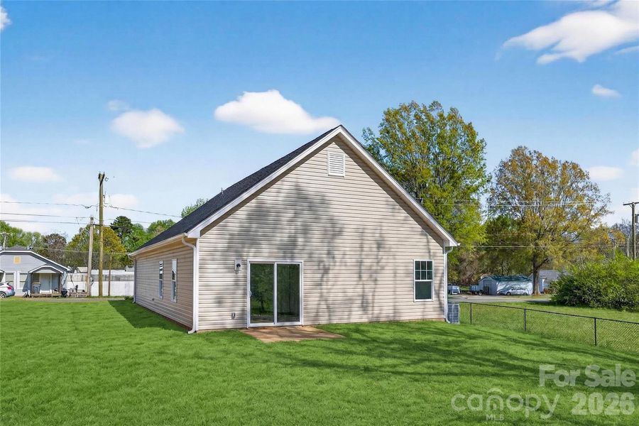 Exterior details and patio area of a home in , Kannapolis (Image 4). Exterior details and patio area of a home in , Kannapolis (Image 4).