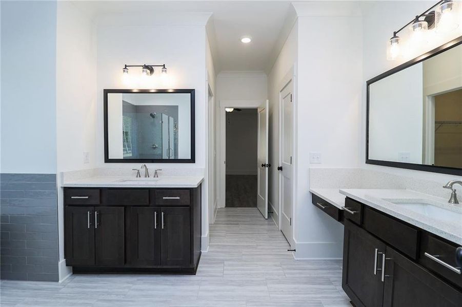 Furnished interior view inside a new home in Spring Creek, Monroe (Image 5). Furnished interior view inside a new home in Spring Creek, Monroe (Image 5).