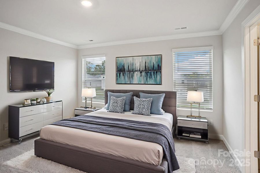 Furnished interior view inside a new home in Harper Landing, Stanley (Image 3).