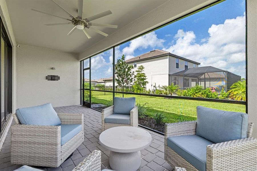 Exterior details and patio area of a home in , Bradenton (Image 28).