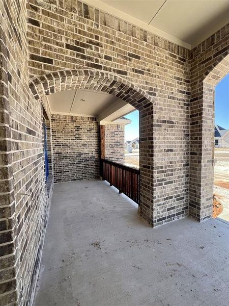 front porch. still under construction, landscaping isnt in yet