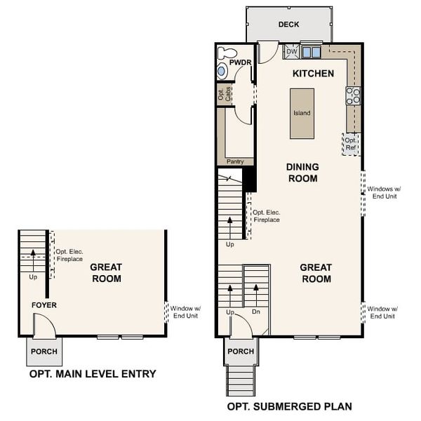2D floor plan layout of this home in Hill Street at Vermillion, Huntersville, NC (Image 24).