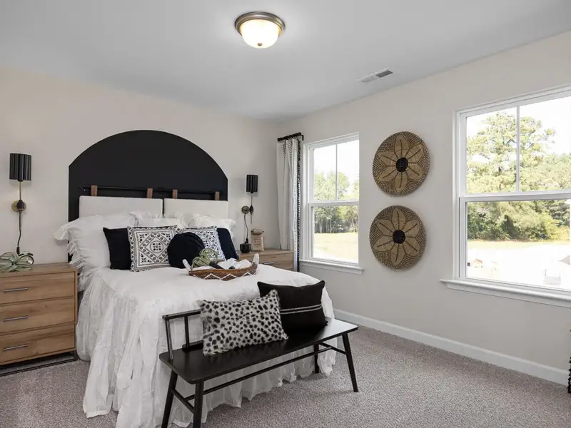 Furnished interior view inside a new home in Woodland Crossing, Zebulon (Image 12).