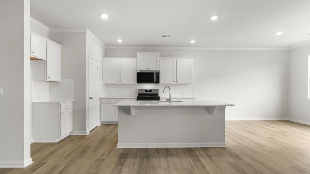 Furnished interior view inside a new home in Liberty Crossing, Braselton (Image 7).