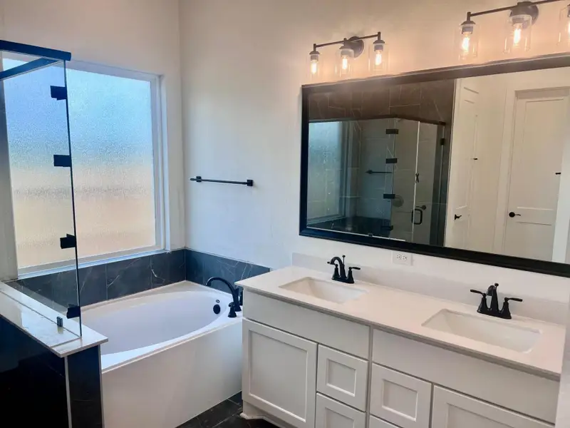 Furnished interior view inside a new home in Wood Leaf Reserve, Tomball (Image 8).