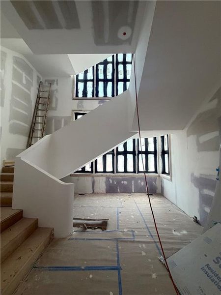 In-progress construction of a new home in , Fayetteville, GA (Image 7).