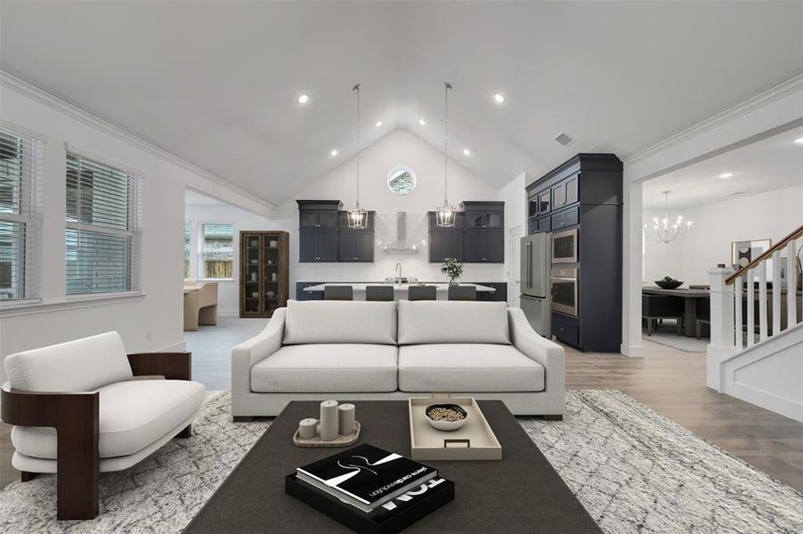 Furnished interior view inside a new home in Timberbrook, Justin (Image 18).