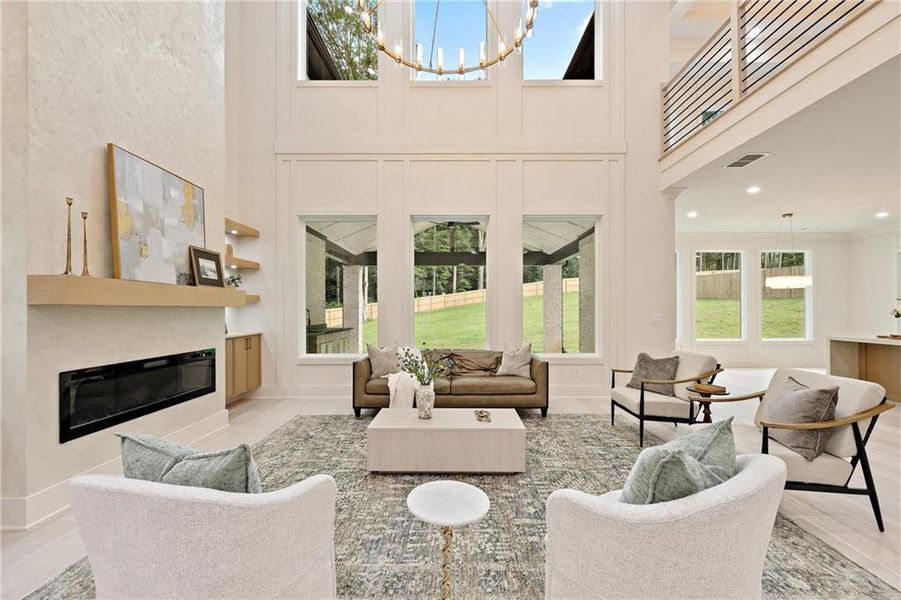 Furnished interior view inside a new home in , Grayson (Image 10). Furnished interior view inside a new home in , Grayson (Image 10).