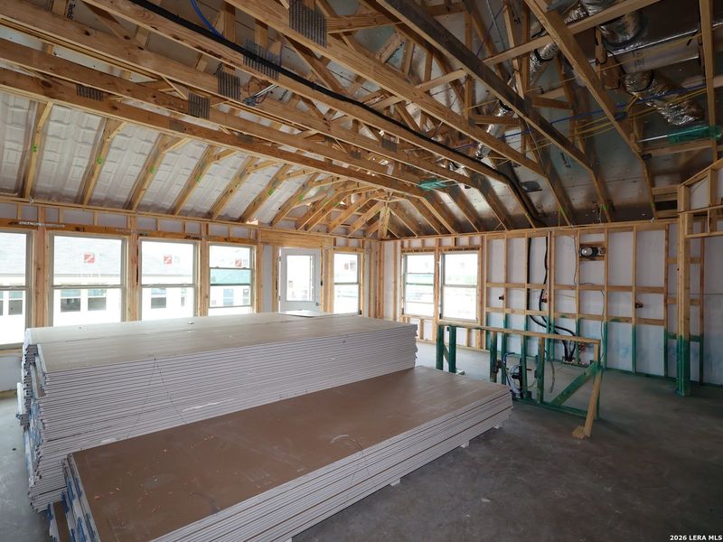 In-progress construction of a new home in Greenspoint Heights, Seguin, TX (Image 24).