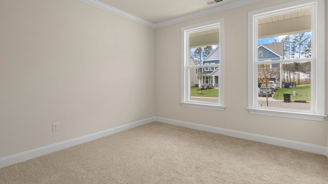 Representative unfurnished interior of a home built from the Hartwell by D.R. Horton in Kalas Falls, Wake Forest (Image 17).