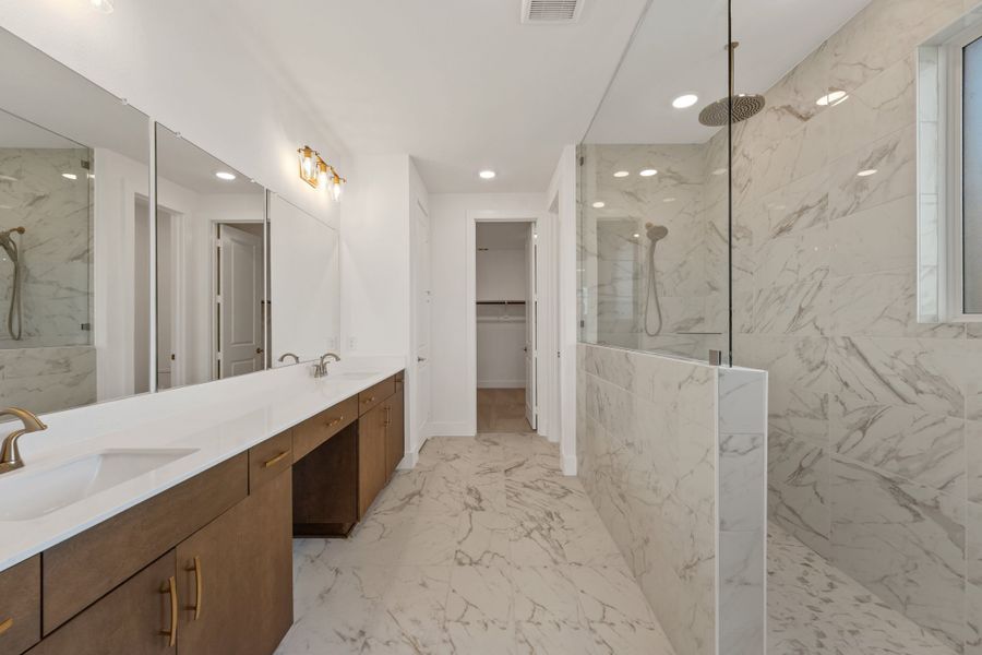Furnished interior view inside a new home in Union Park, Little Elm (Image 12).