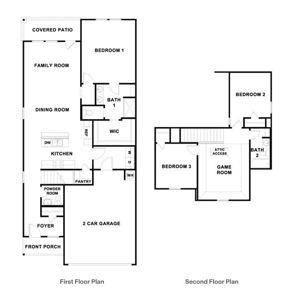 2D floor plan layout for the The Florence by D.R. Horton in Durango, Mustang Ridge, TX (Image 4). 2D floor plan layout for the The Florence by D.R. Horton in Durango, Mustang Ridge, TX (Image 4).