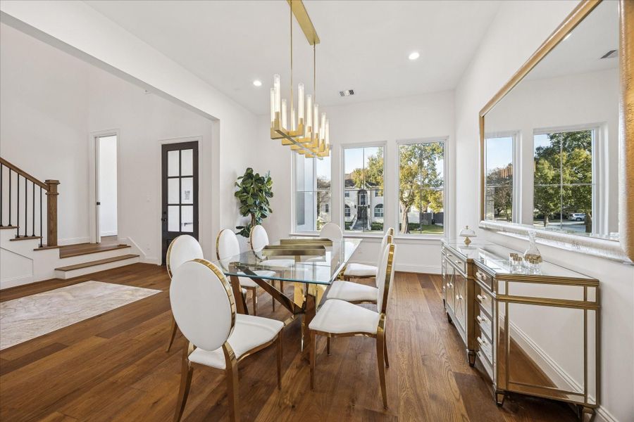 Furnished interior view inside a new home in , Houston (Image 29).