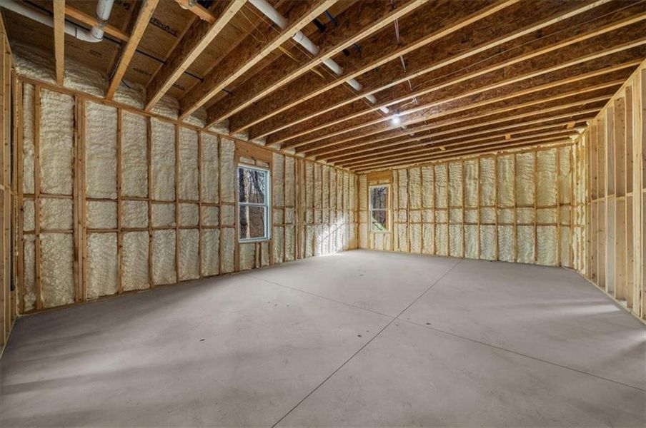 In-progress construction of a new home in , Gainesville, GA (Image 83).