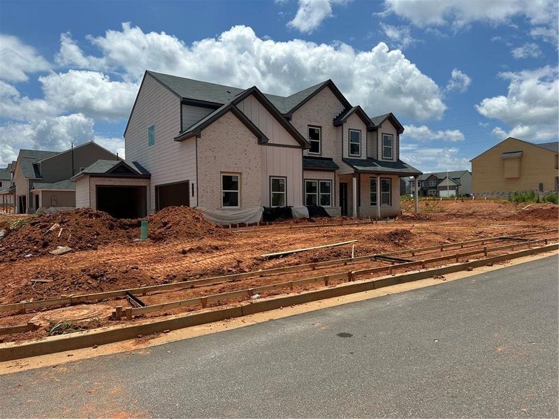 In-progress construction of a new home in , Auburn, GA (Image 59). In-progress construction of a new home in , Auburn, GA (Image 59).