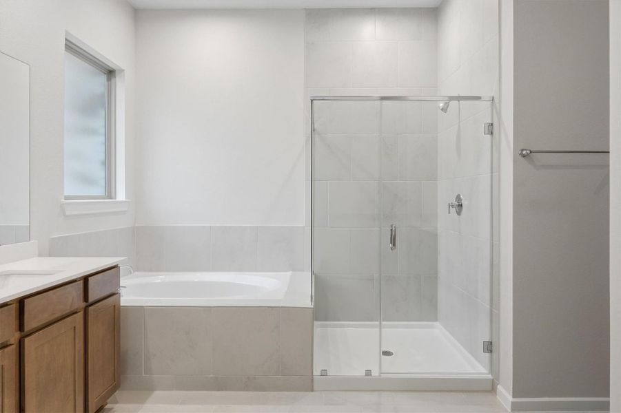 Furnished interior view inside a new home in Canterra Creek  60', Iowa Colony (Image 19).