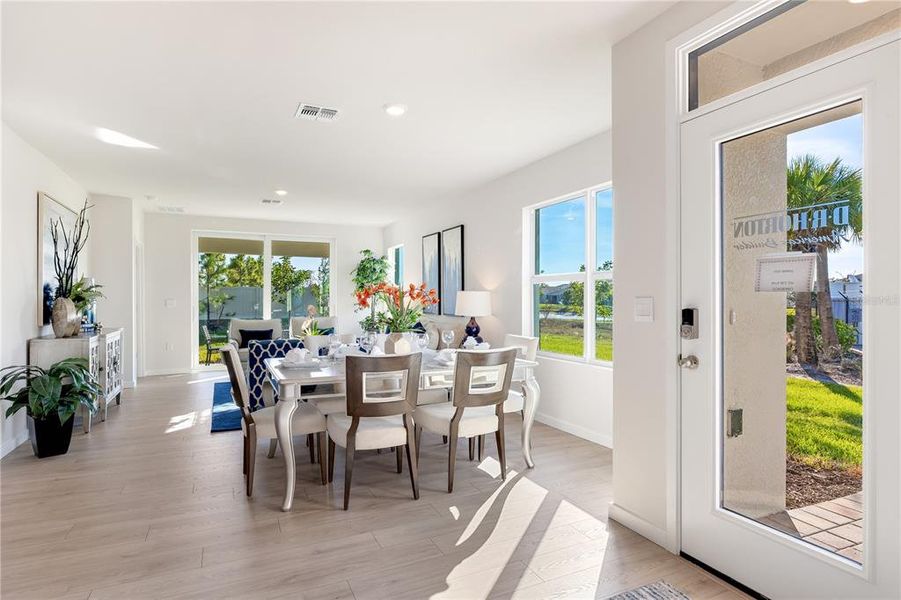Furnished interior view inside a new home in Sea Cove, Punta Gorda (Image 11).