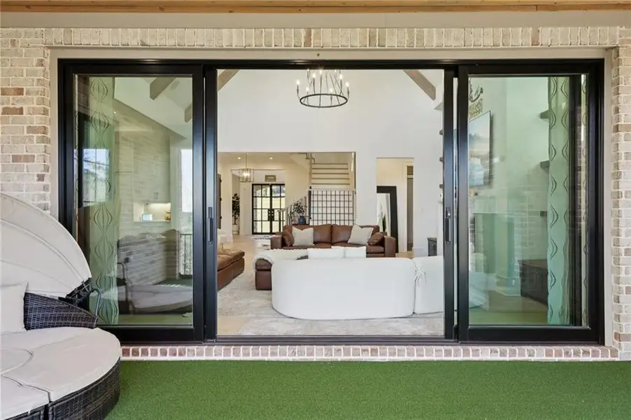 Exterior details and patio area of a home in , Suwanee (Image 3).