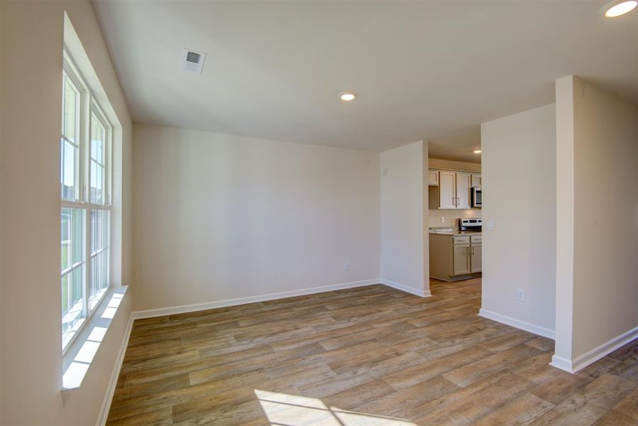 Representative unfurnished interior of a home built from the CHELSEA by D.R. Horton in Raven Ridge, Lexington (Image 9).