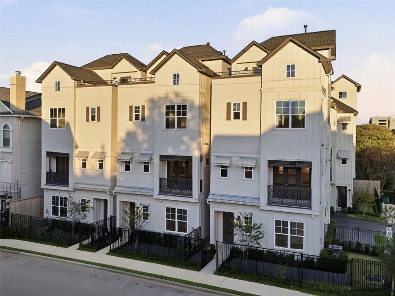 Front exterior of a new home in , Houston, TX, highlighting curb appeal (Image 21).