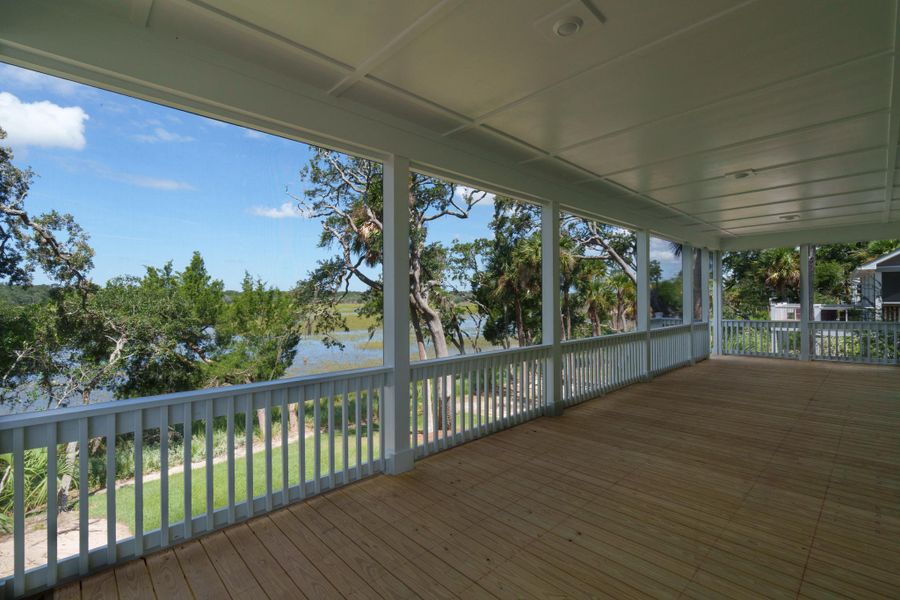 Exterior details and patio area of a home in , Edisto Island (Image 36). Exterior details and patio area of a home in , Edisto Island (Image 36).