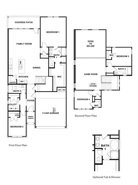 2D floor plan layout of this home in Mayfair, New Braunfels, TX (Image 2). 2D floor plan layout of this home in Mayfair, New Braunfels, TX (Image 2).