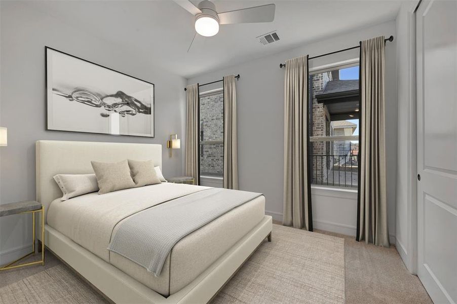 Furnished interior view inside a new home in Heath Golf & Yacht Villas, Heath (Image 13).