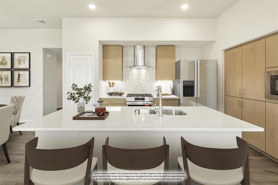 Furnished interior view inside a new home in Heartland Elements, Heartland (Image 9). Furnished interior view inside a new home in Heartland Elements, Heartland (Image 9).