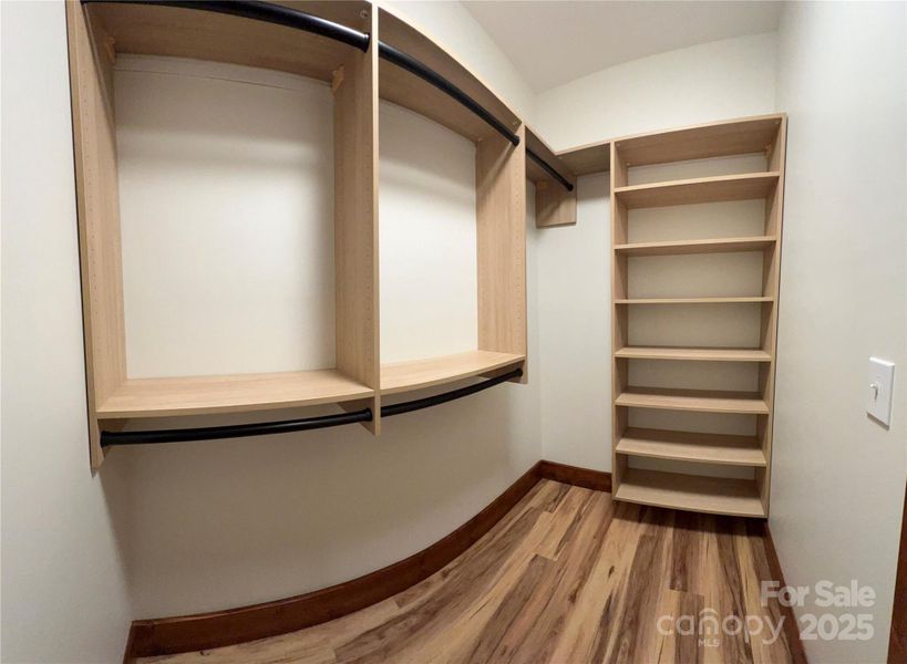 Custom built closets
