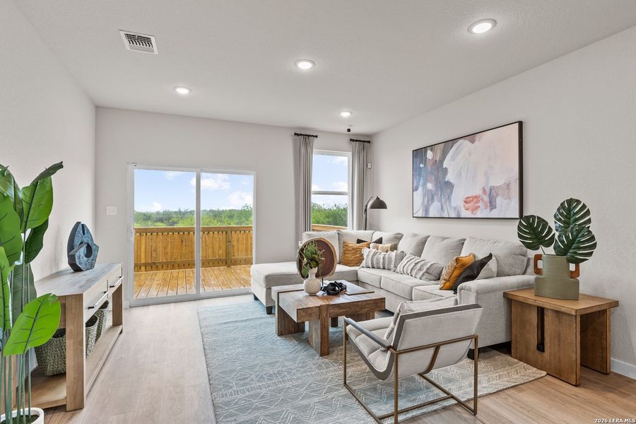 Furnished interior view inside a new home in Park Place, New Braunfels (Image 11).