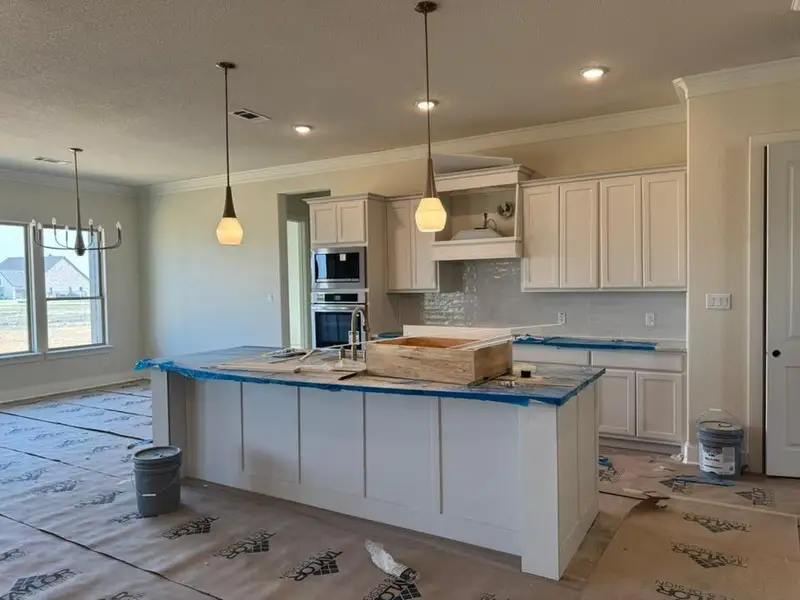 In-progress construction of a new home in Rocky Top, Krum, TX (Image 10).