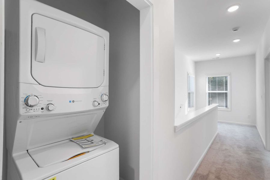 Representative furnished interior of a home built from the Khloe by KM Homes in The Cottages at Jackson Heights, Cleveland (Image 11).