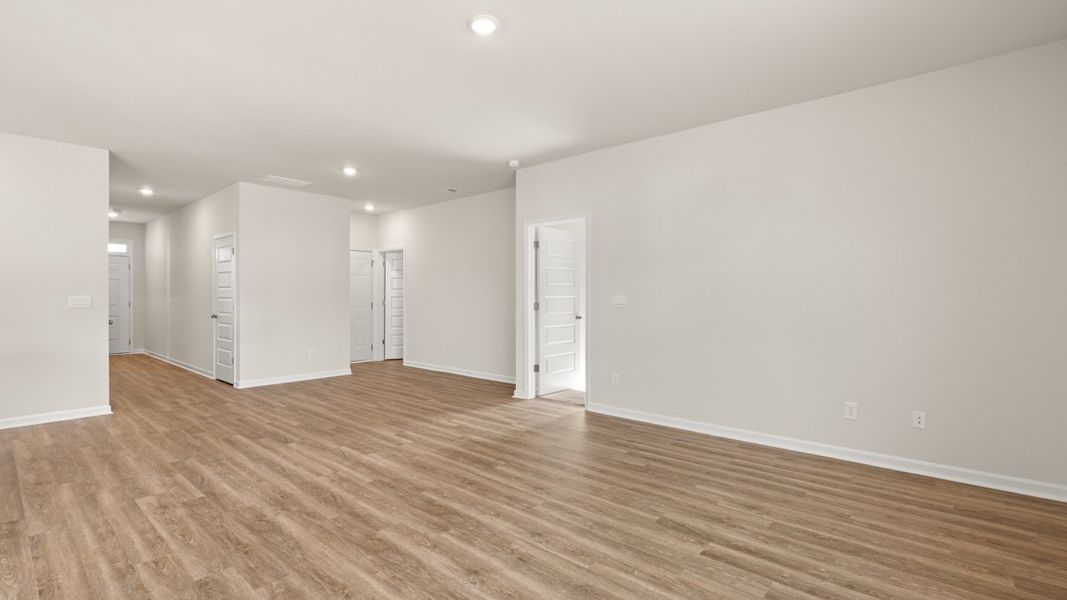 Representative unfurnished interior of a home built from the Kerry by D.R. Horton in Champion's Run, Lithonia (Image 18).