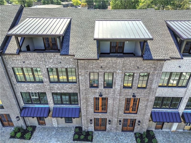 Exterior details and patio area of a home in , Cartersville (Image 33).