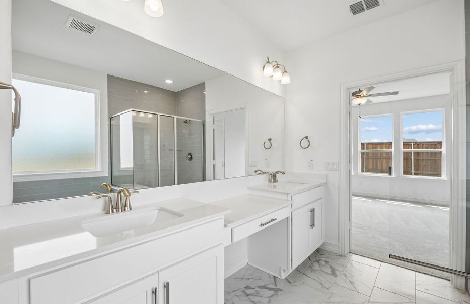 Furnished interior view inside a new home in Westside Preserve, Midlothian (Image 10).