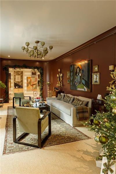 Furnished interior view inside a new home in , Atlanta (Image 13).