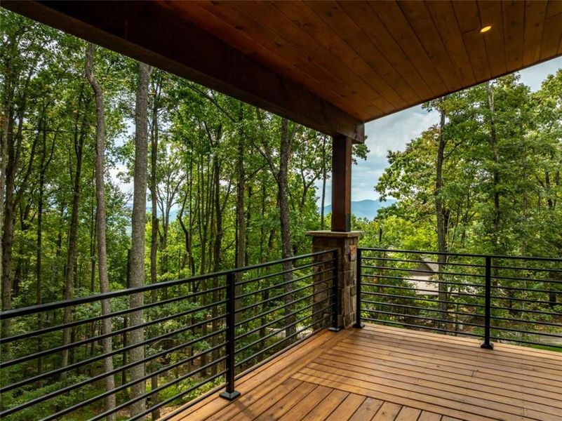 Exterior details and patio area of a home in , Young Harris (Image 35).
