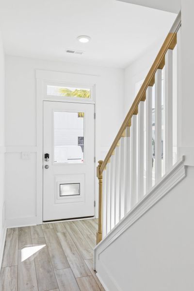 Representative unfurnished interior of a home built from the Tilley by McKee Homes in Anchors Bend Townes, Wilmington (Image 18).
