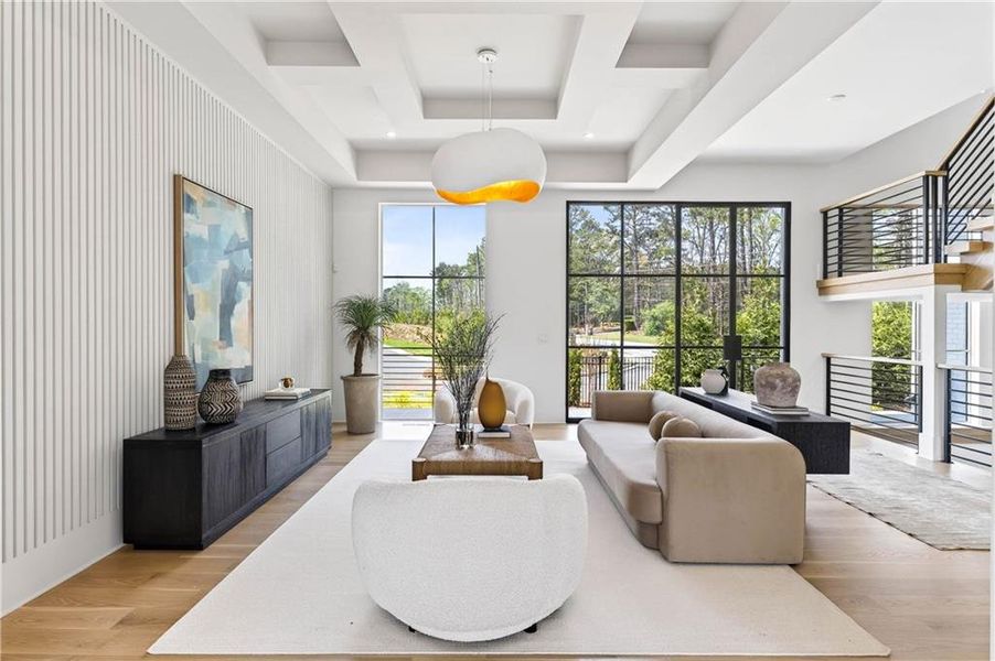 Furnished interior view inside a new home in , Marietta (Image 8).