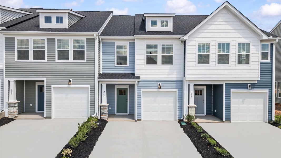 Front Exterior of The Litchfield Design by DRB Homes
