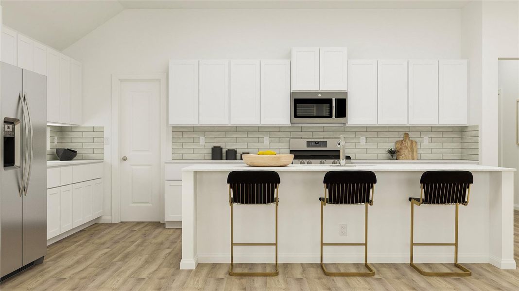 Furnished interior view inside a new home in Lively Ranch: Brookstone Collection, Georgetown (Image 8). Furnished interior view inside a new home in Lively Ranch: Brookstone Collection, Georgetown (Image 8).